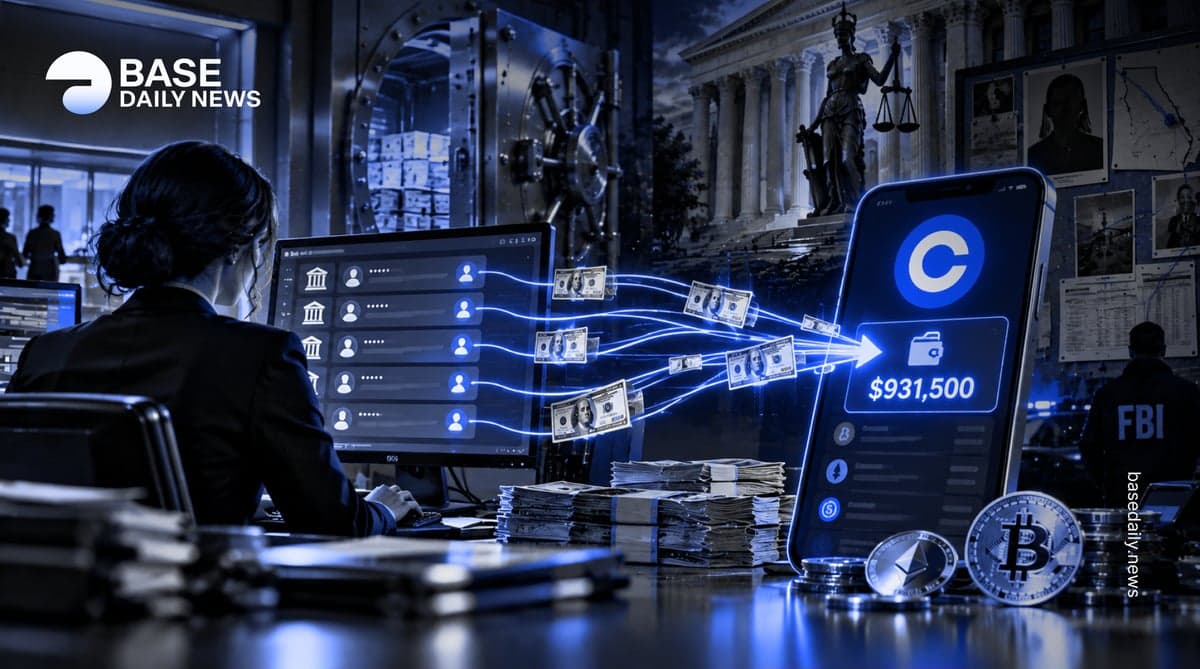Former Georgia Banker Charged in $931,500 Coinbase Fraud Case