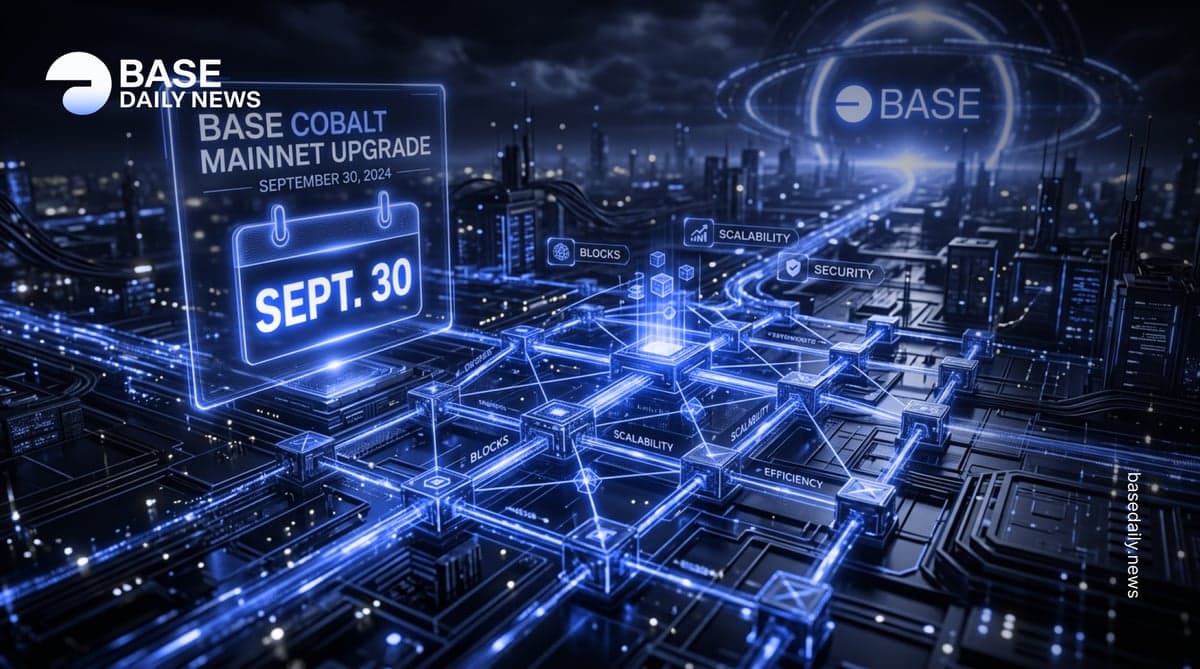 Base Sets Sept. 30 Date for Cobalt Mainnet Upgrade